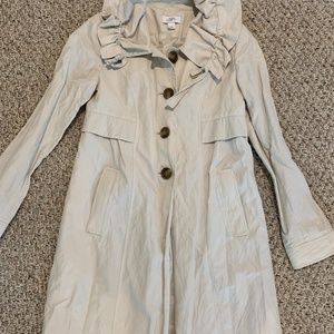 A-line trench coat.  Ann Taylor Loft. Size XS